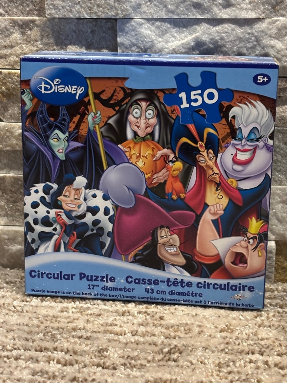 Disney Villains 150 Piece Circular Puzzle